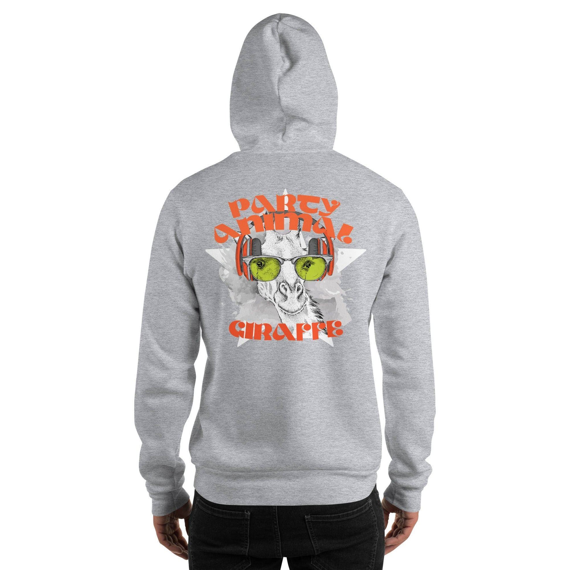 party-animal-giraffe-hoodie-hoodie-jlr-design-15758 - JLR Design