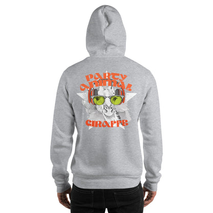 Party Animal Giraffe Hoodie Hoodie 69.99 Animal, Giraffe, Hoodie, Party JLR Design