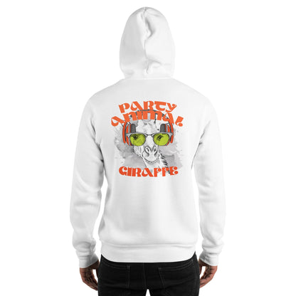 Party Animal Giraffe Hoodie Hoodie 69.99 Animal, Giraffe, Hoodie, Party JLR Design