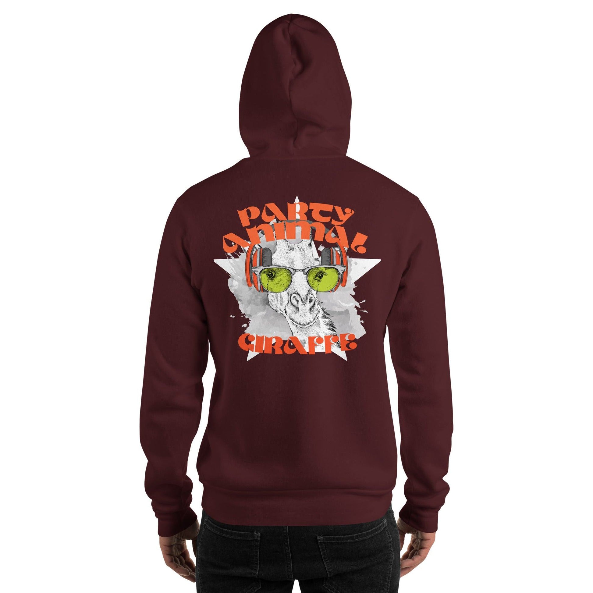 Party Animal Giraffe Hoodie Hoodie JLR Design