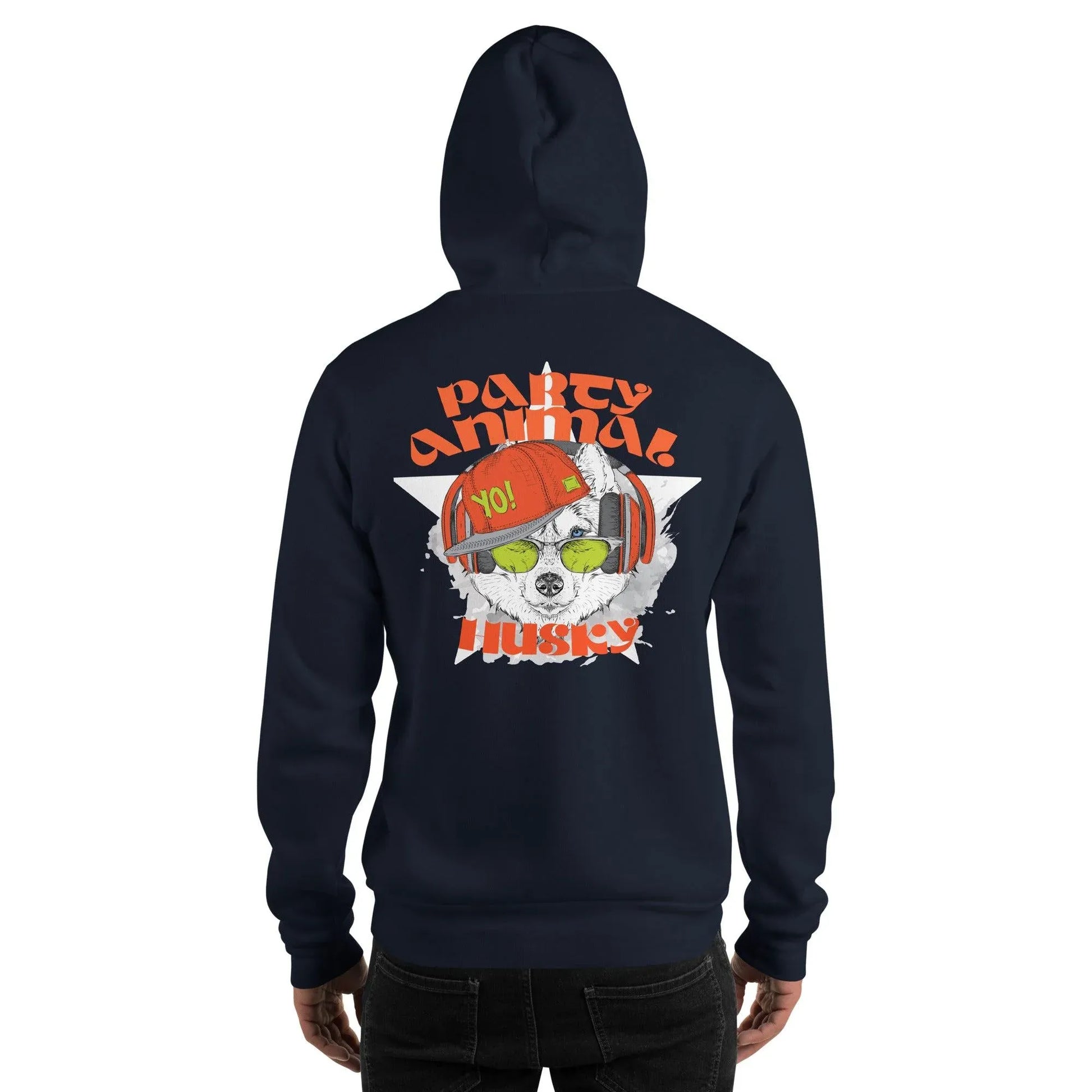 party-animal-husky-hoodie-hoodie-jlr-design-17945 - JLR Design