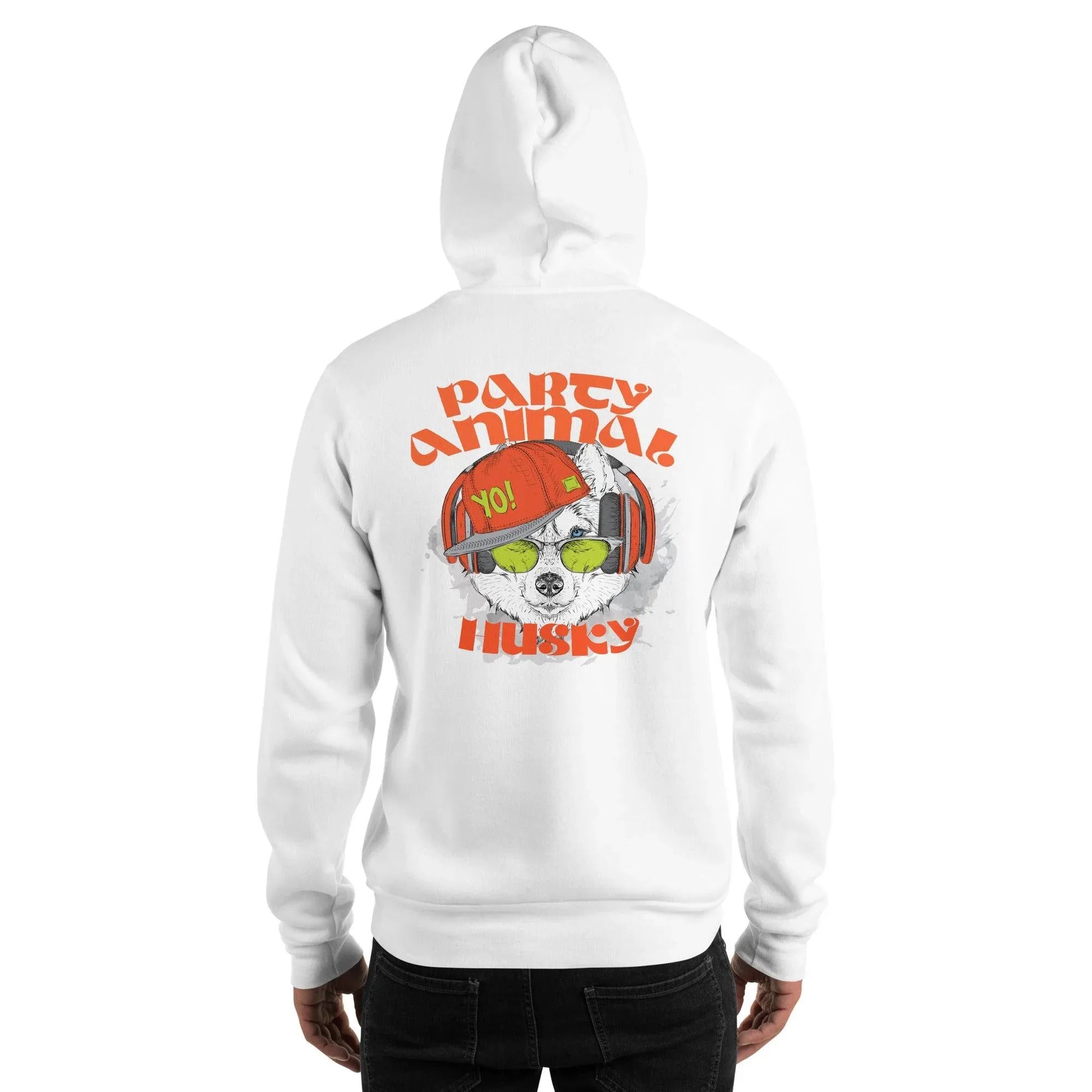 party-animal-husky-hoodie-hoodie-jlr-design-57608 - JLR Design