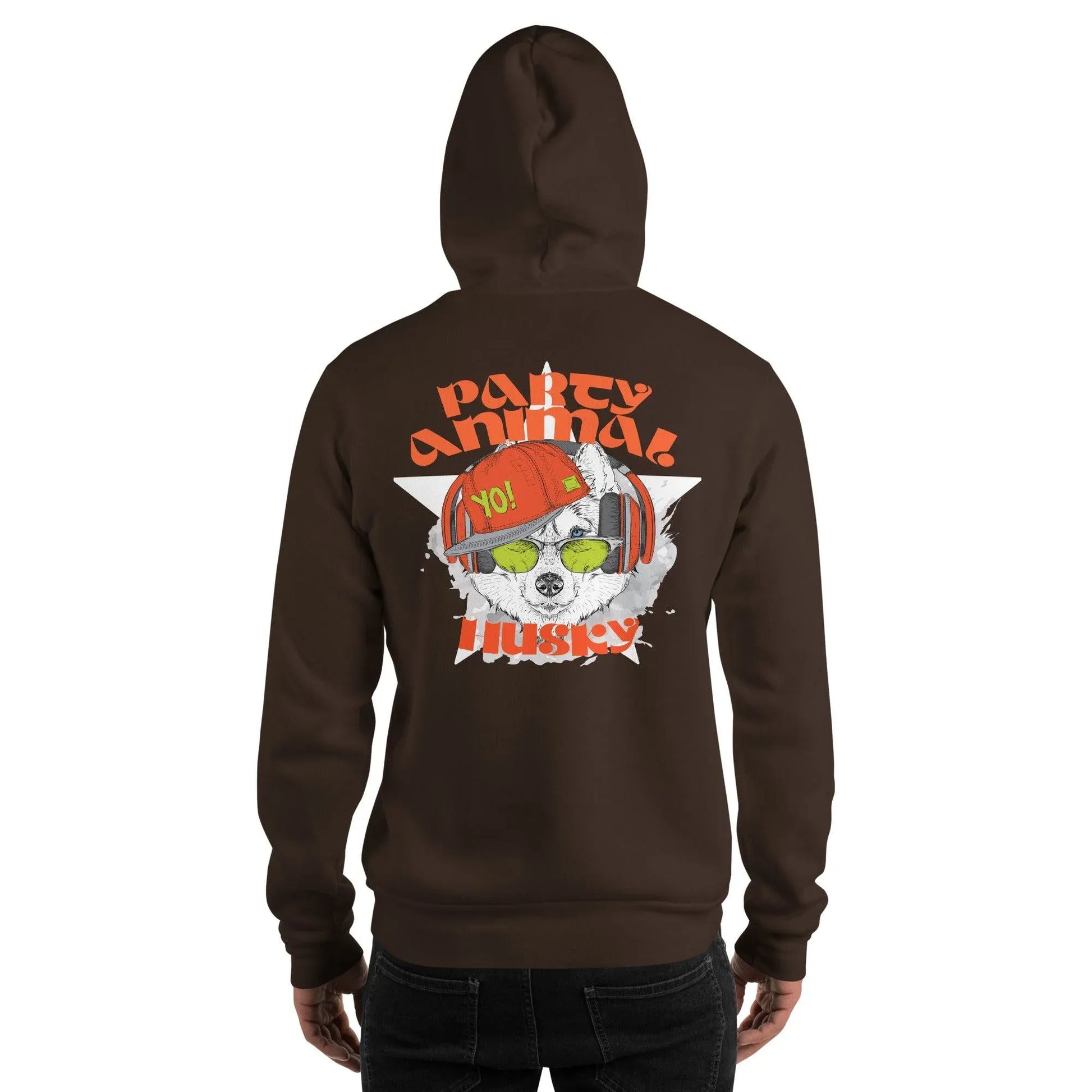 party-animal-husky-hoodie-hoodie-jlr-design-86034 - JLR Design