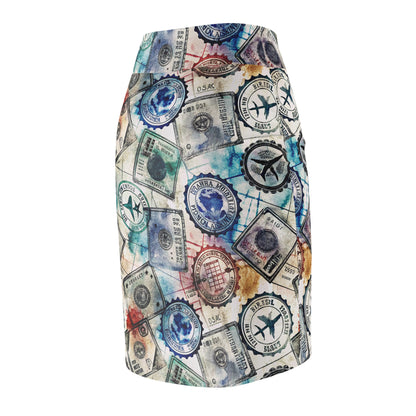 Passport v1 Bleistiftrock Bleistiftrock JLR Design