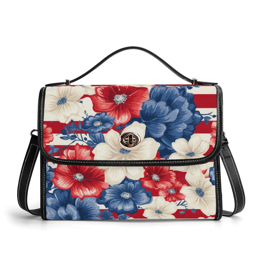 Patriotic Colors v10 Satchel Bag Umhängetasche Umhängetasche JLR Design