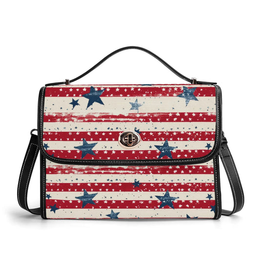 Patriotic Colors v6 Satchel Bag Umhängetasche Umhängetasche JLR Design