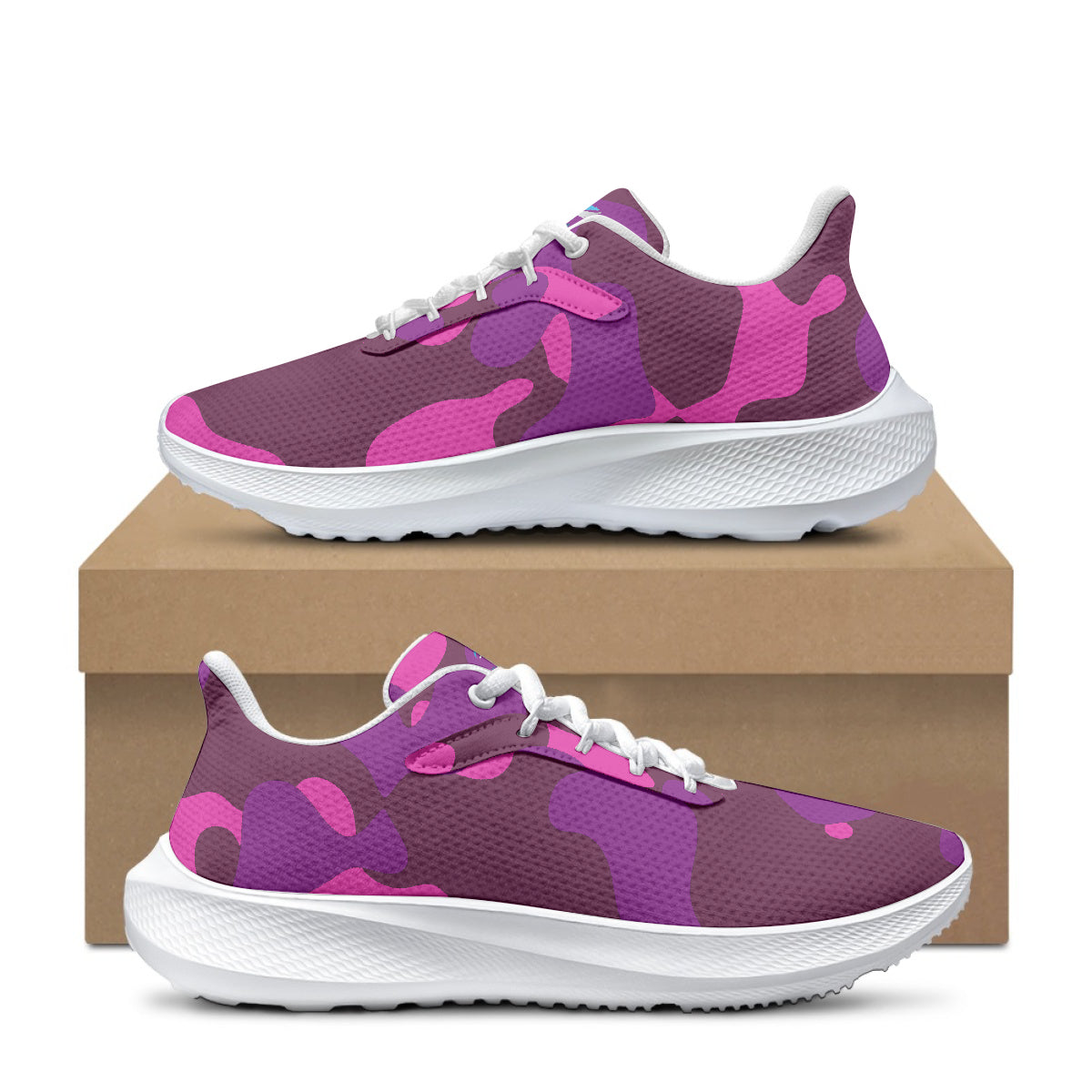 Pink Camouflage AeroWave Performance Laufschuhe Sneakers JLR Design