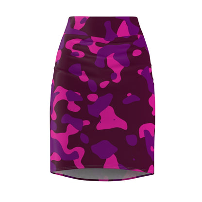 Pink Camouflage Bleistiftrock Bleistiftrock JLR Design