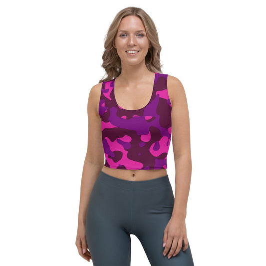Pink Camouflage Damen Crop Top Crop Top JLR Design