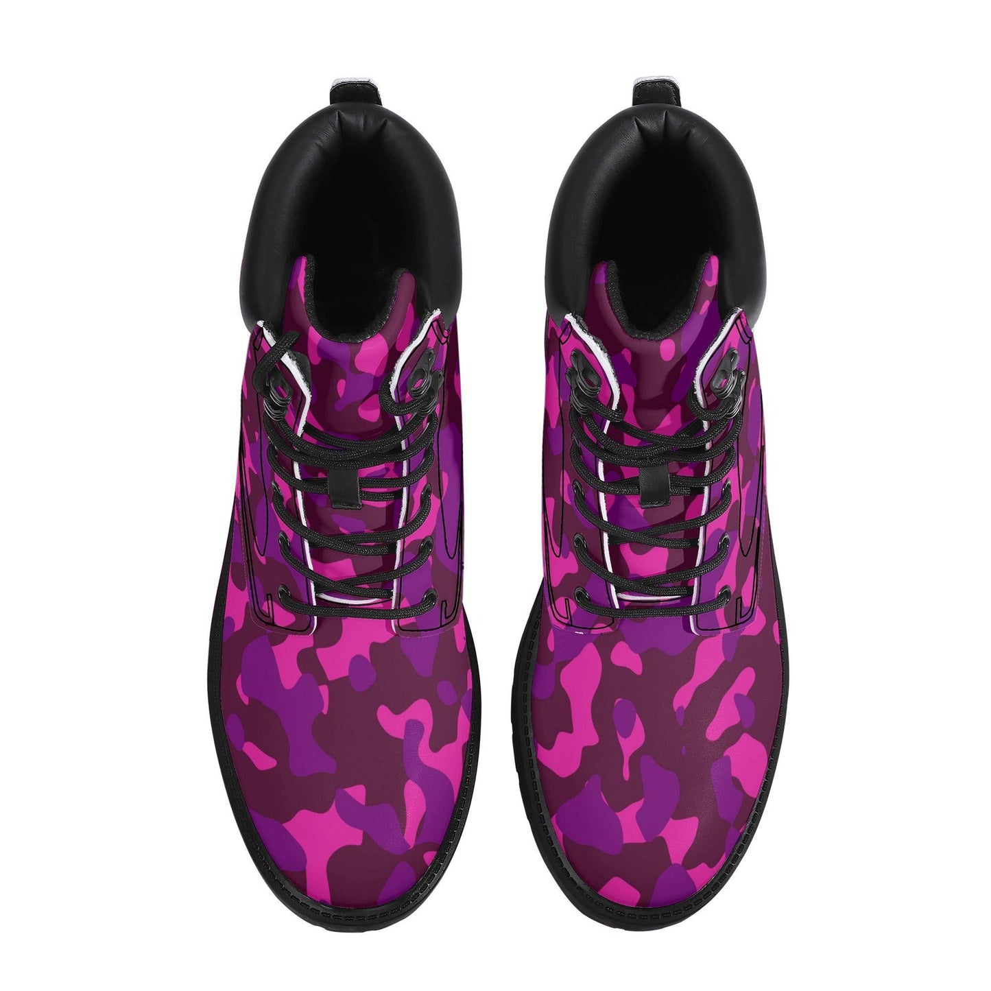 Pink Camouflage Ganzjahres Stiefel für Damen Lederstiefel 82.99 Camouflage, Damen, Ganzjahres, Lederstiefel, Pink JLR Design