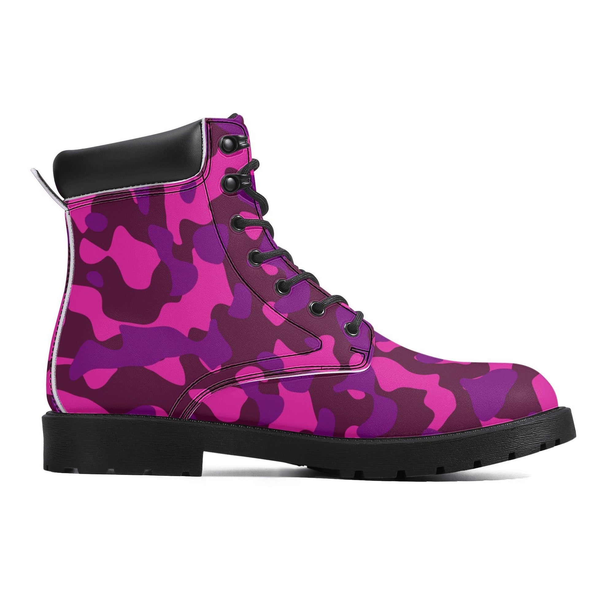 Pink Camouflage Ganzjahres Stiefel für Damen Lederstiefel 82.99 Camouflage, Damen, Ganzjahres, Lederstiefel, Pink JLR Design