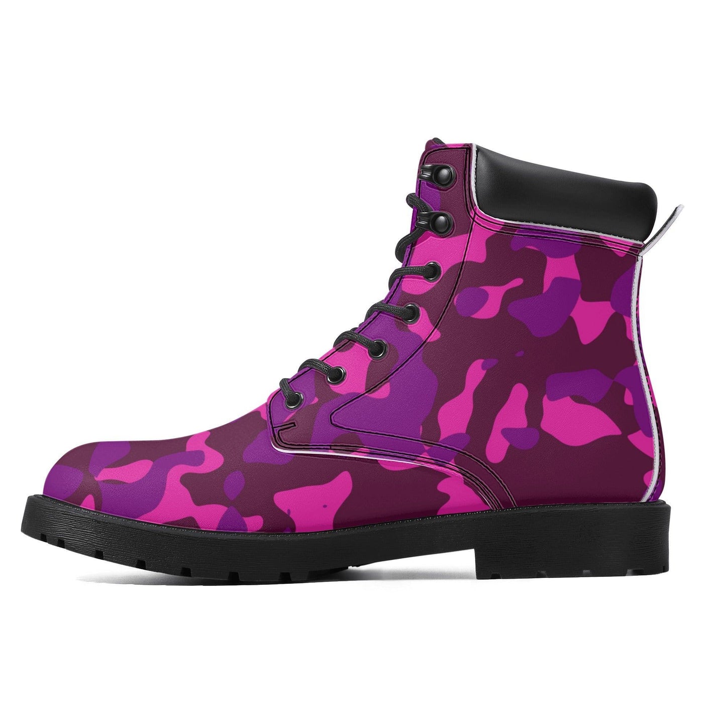 Pink Camouflage Ganzjahres Stiefel für Damen Lederstiefel 82.99 Camouflage, Damen, Ganzjahres, Lederstiefel, Pink JLR Design