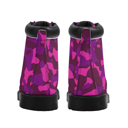 Pink Camouflage Ganzjahres Stiefel für Damen Lederstiefel 82.99 Camouflage, Damen, Ganzjahres, Lederstiefel, Pink JLR Design