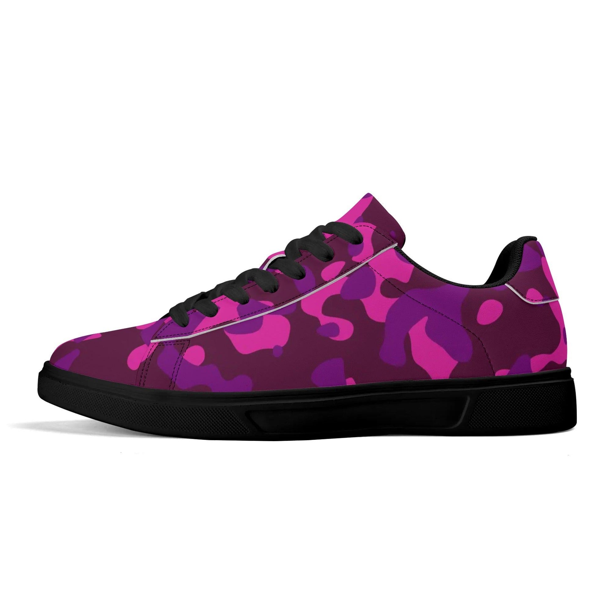 Pink Camouflage Low Top Leather Sneaker Low Top Sneaker 83.99 Camouflage, Leather, Low, Pink, Sneaker, Top JLR Design