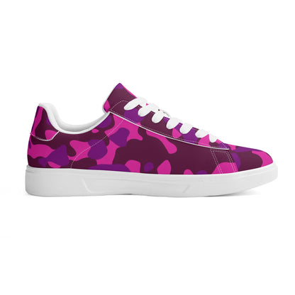 Pink Camouflage Low Top Leather Sneaker Low Top Sneaker 83.99 Camouflage, Leather, Low, Pink, Sneaker, Top JLR Design