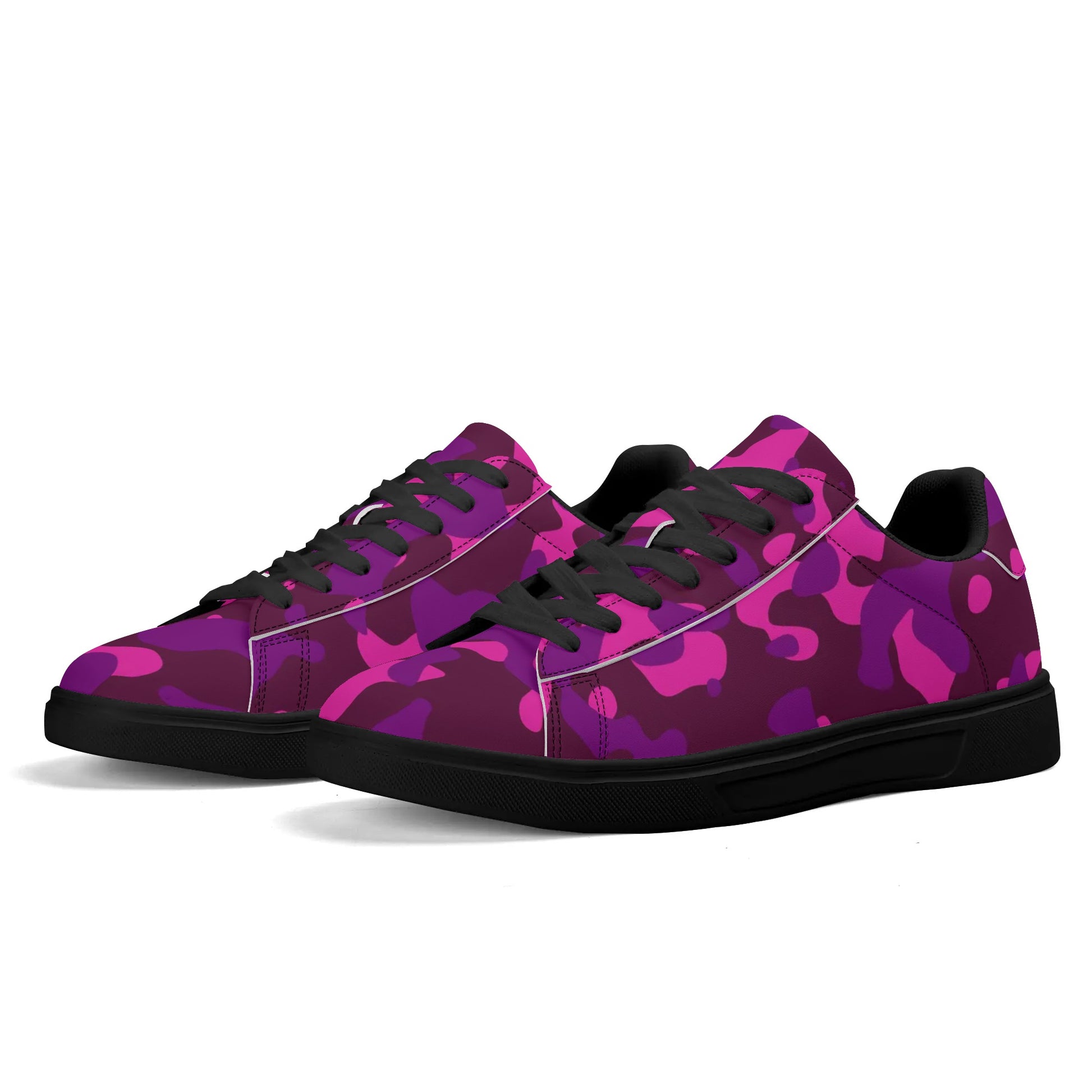 Pink Camouflage Low Top Leather Sneaker Low Top Sneaker 83.99 Camouflage, Leather, Low, Pink, Sneaker, Top JLR Design