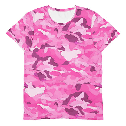 Pink Camouflage v1 Sport-T-Shirt für Herren Sport T-Shirt JLR Design