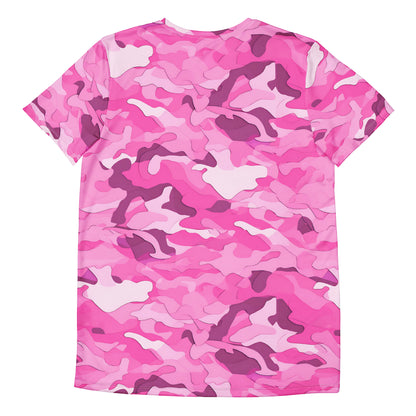 Pink Camouflage v1 Sport-T-Shirt für Herren Sport T-Shirt JLR Design