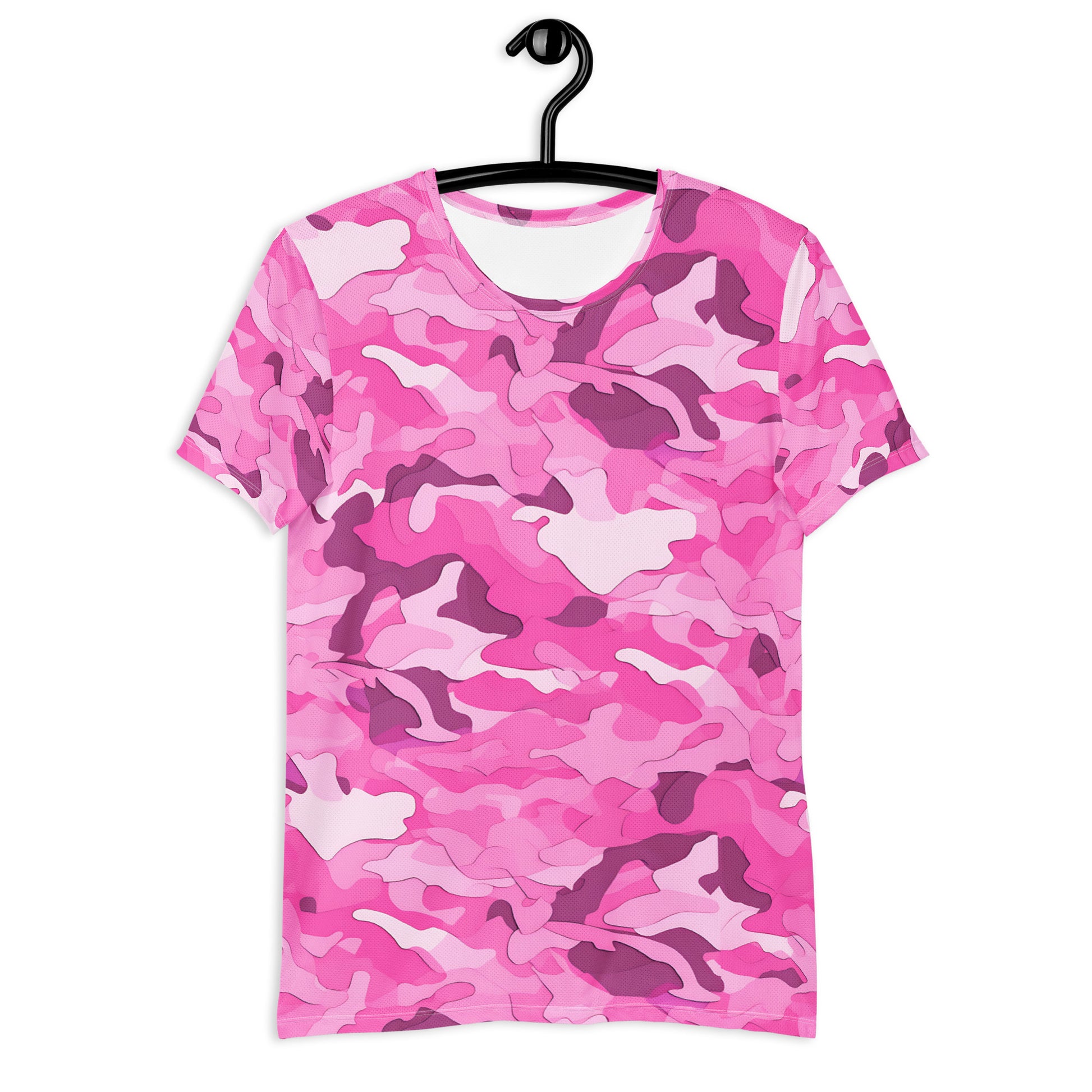 Pink Camouflage v1 Sport-T-Shirt für Herren Sport T-Shirt JLR Design