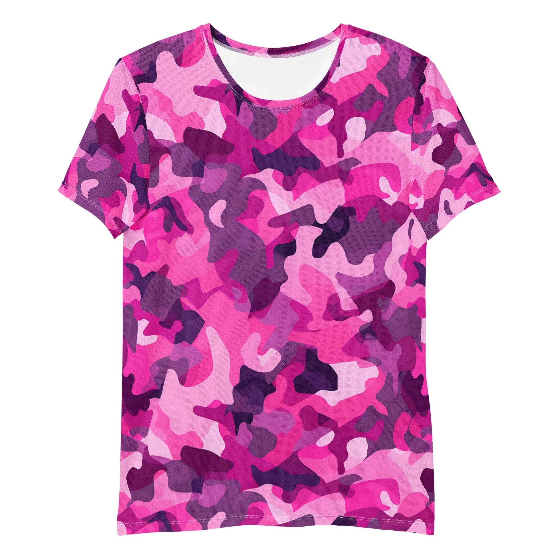 Pink Camouflage v2 Sport-T-Shirt für Herren Sport T-Shirt JLR Design
