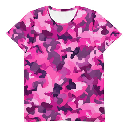 Pink Camouflage v2 Sport-T-Shirt für Herren Sport T-Shirt JLR Design