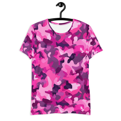 Pink Camouflage v2 Sport-T-Shirt für Herren Sport T-Shirt JLR Design