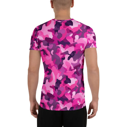 Pink Camouflage v2 Sport-T-Shirt für Herren Sport T-Shirt JLR Design