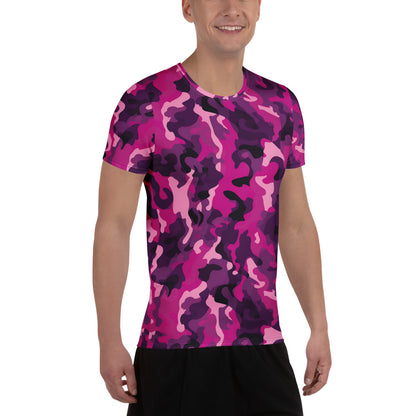 Pink Camouflage v3 Sport-T-Shirt für Herren Sport T-Shirt JLR Design