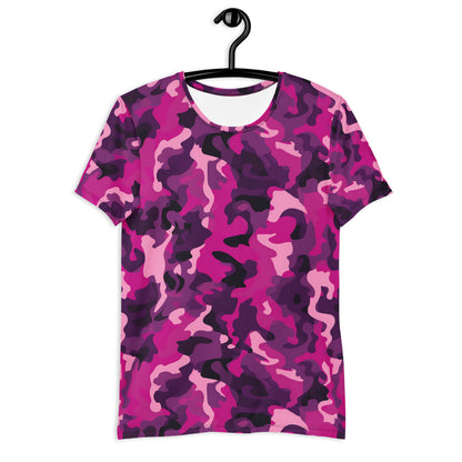 Pink Camouflage v3 Sport-T-Shirt für Herren Sport T-Shirt JLR Design