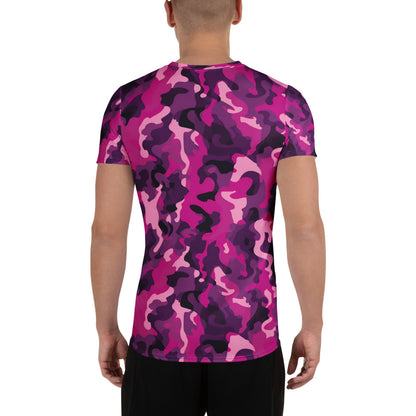 Pink Camouflage v3 Sport-T-Shirt für Herren Sport T-Shirt JLR Design