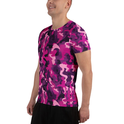 Pink Camouflage v3 Sport-T-Shirt für Herren Sport T-Shirt JLR Design