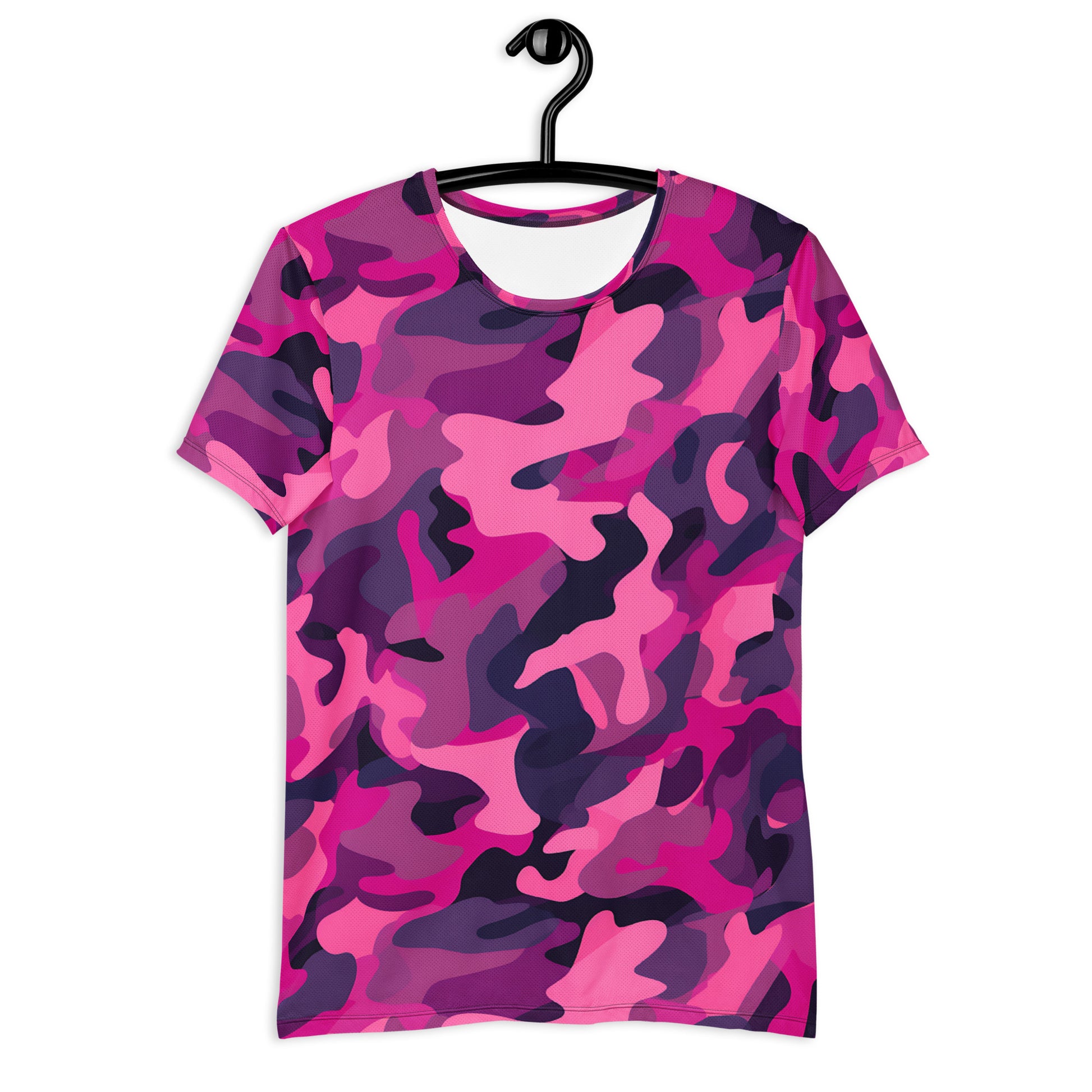 Pink Camouflage v4 Sport-T-Shirt für Herren Sport T-Shirt JLR Design