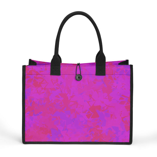 Pink Crystal Canvas Shopper Tasche Einkaufstasche JLR Design