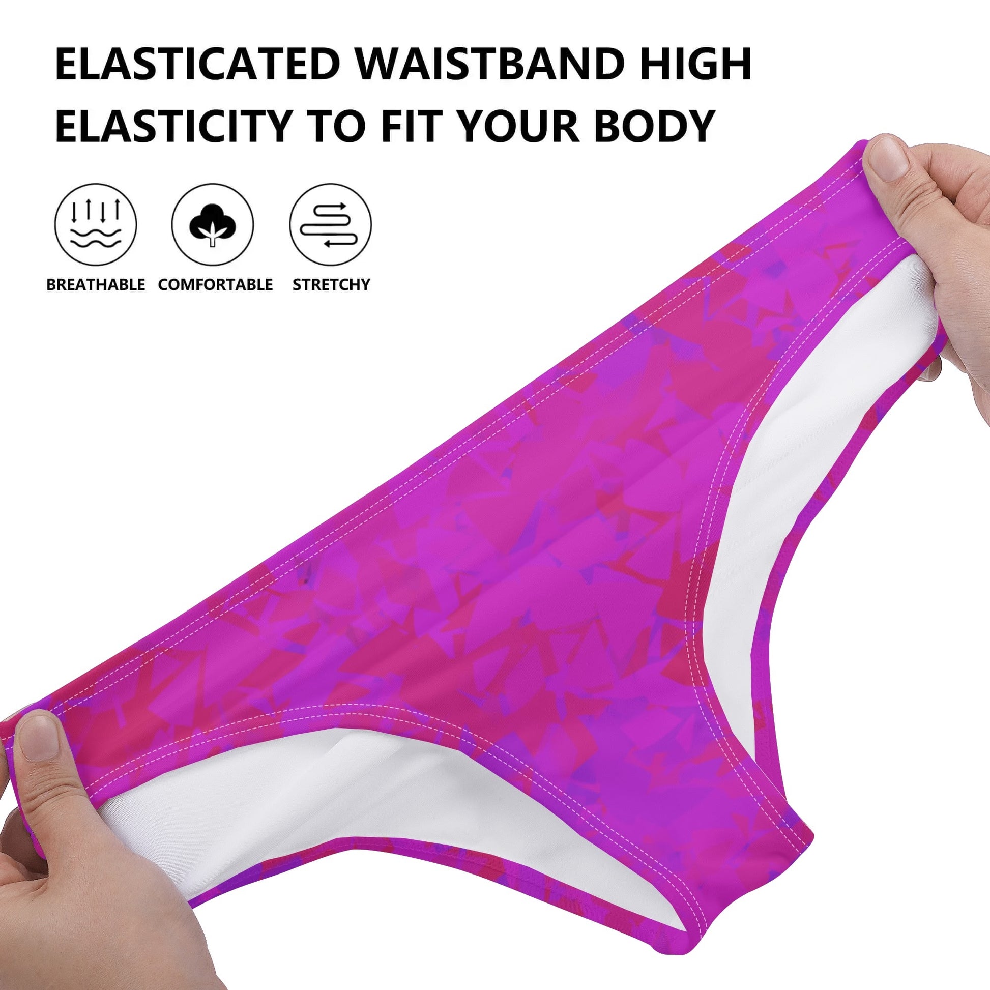 Pink Crystal Damen Slip Damen Slip JLR Design