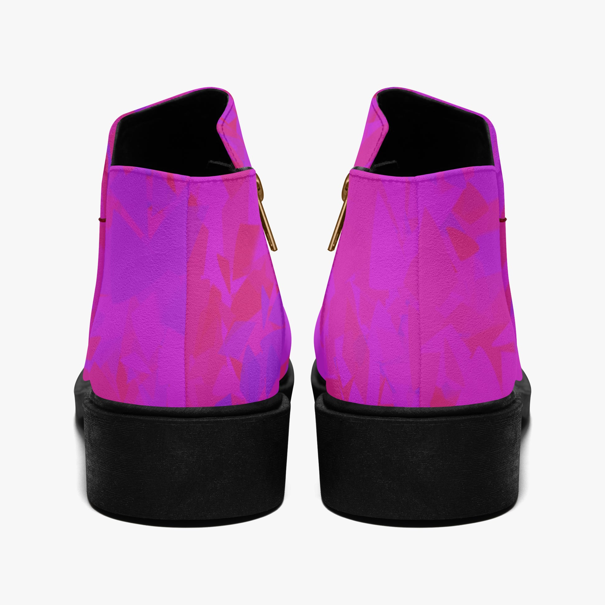 Pink Crystal elegante Reißverschluss-Stiefeletten Stiefeletten JLR Design