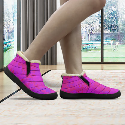 Pink Crystal Faux Fur Slipper Slipper JLR Design