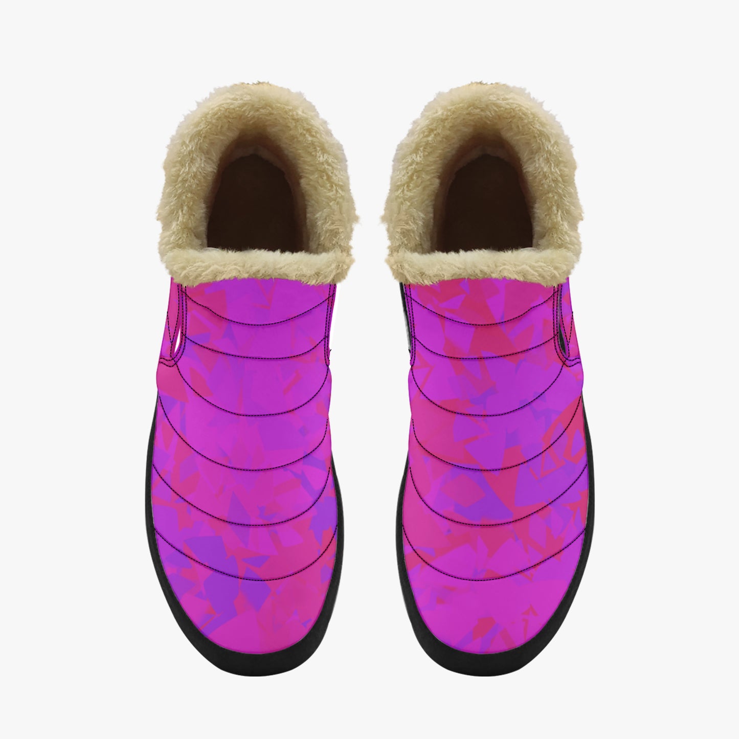 Pink Crystal Faux Fur Slipper Slipper JLR Design