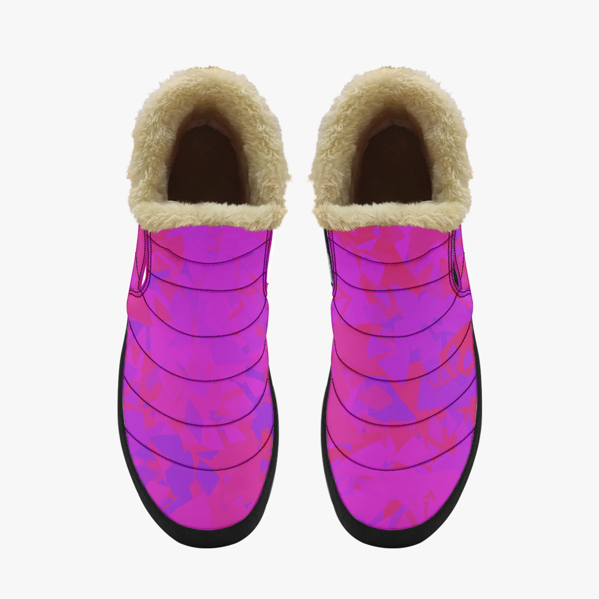 Pink Crystal Faux Fur Slipper Slipper JLR Design