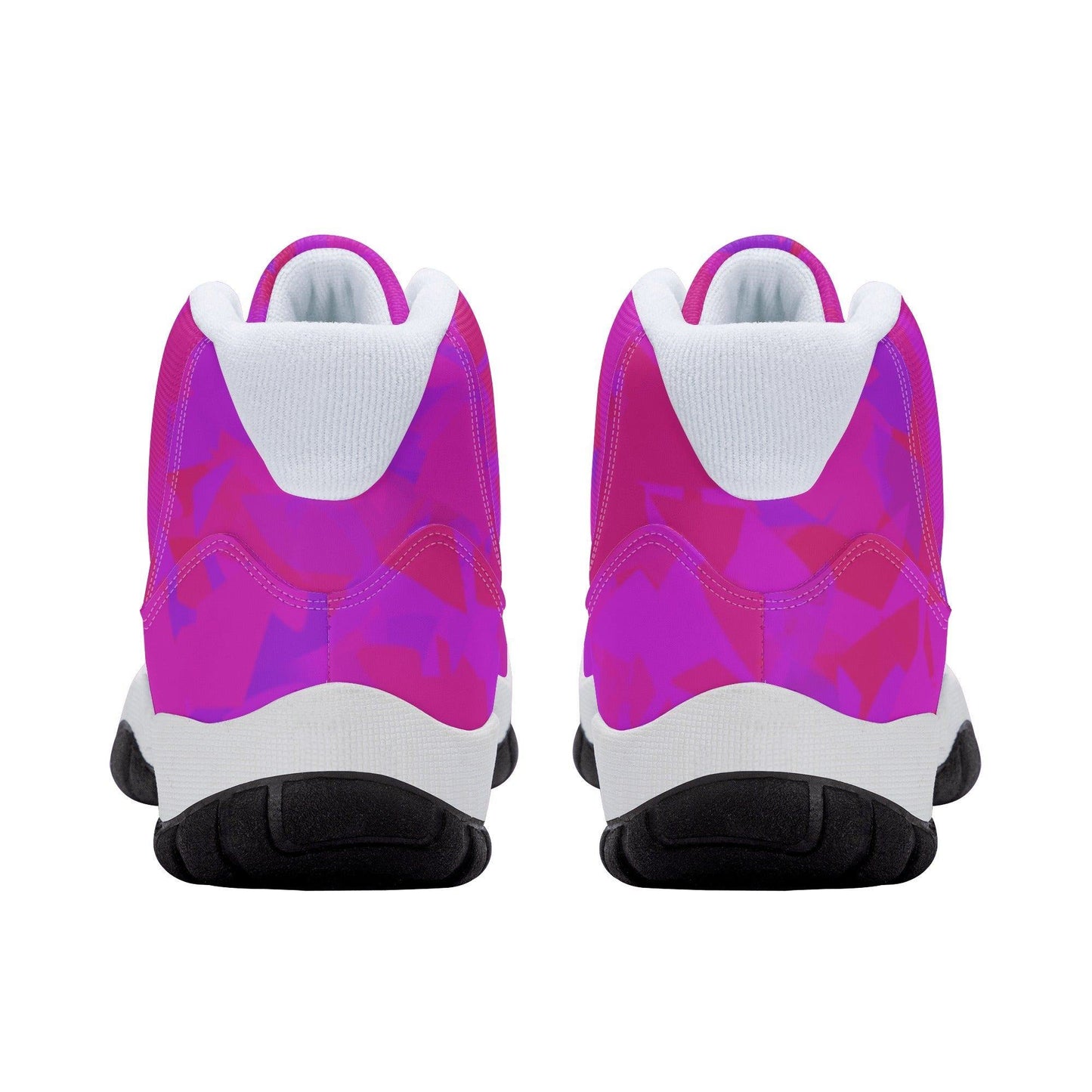Pink Crystal High Top Herren Sneaker -- Pink Crystal High Top Herren Sneaker - undefined Sneaker | JLR Design
