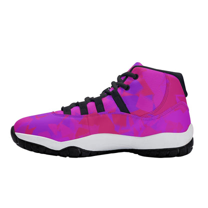 Pink Crystal High Top Herren Sneaker -- Pink Crystal High Top Herren Sneaker - undefined Sneaker | JLR Design