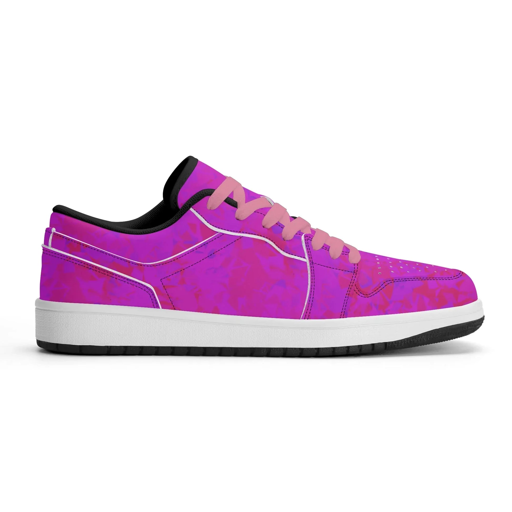 pink-crystal-low-top-leder-sneaker-fur-damen-sneaker-jlr-design-67449 - JLR Design