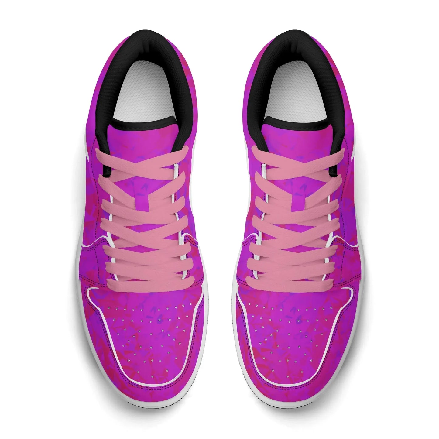 pink-crystal-low-top-leder-sneaker-fur-damen-sneaker-jlr-design-29887 - JLR Design