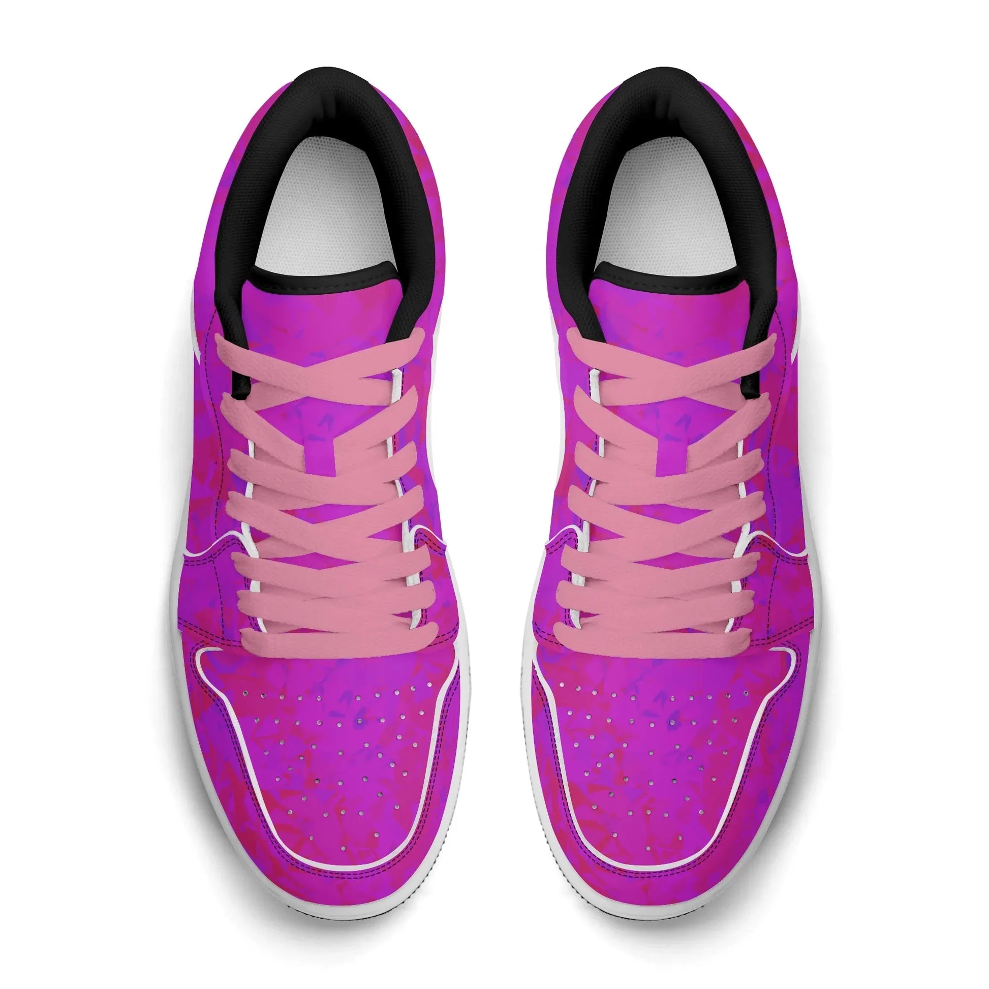 pink-crystal-low-top-leder-sneaker-fur-damen-sneaker-jlr-design-29887 - JLR Design