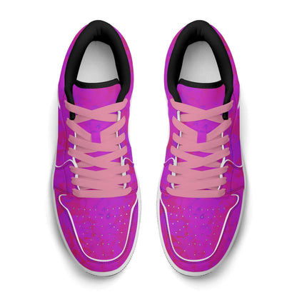 pink-crystal-low-top-leder-sneaker-fur-damen-sneaker-jlr-design-29887 - JLR Design