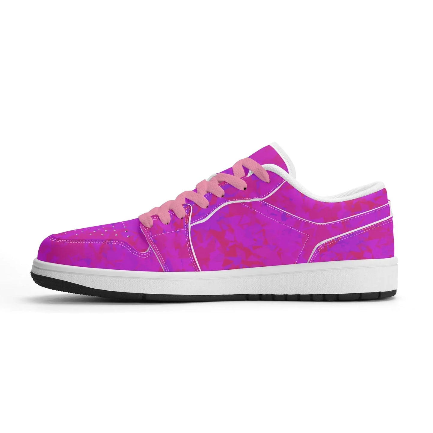 pink-crystal-low-top-leder-sneaker-fur-damen-sneaker-jlr-design-32220 - JLR Design