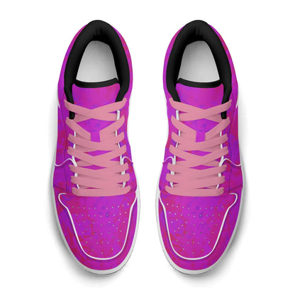 pink-crystal-low-top-leder-sneaker-fur-herren-sneaker-jlr-design-82715 - JLR Design