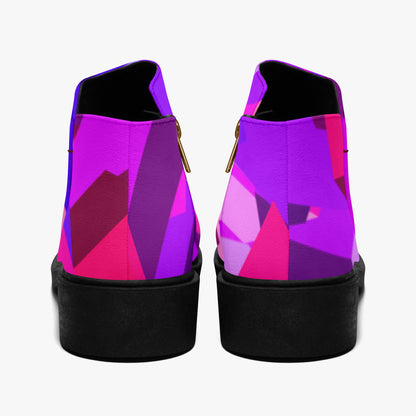 Pink Cube elegante Reißverschluss-Stiefeletten Stiefeletten JLR Design