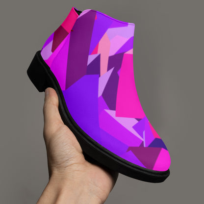 Pink Cube elegante Reißverschluss-Stiefeletten Stiefeletten JLR Design