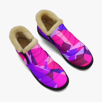 Pink Cube Faux Fur Slipper Slipper JLR Design