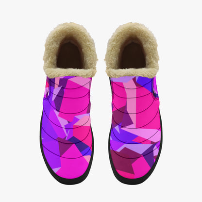 Pink Cube Faux Fur Slipper Slipper JLR Design